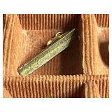 Vintage Lapel Pin Collection in B.J.G. Leather Box - Minneapolis Public Schools 25 Years