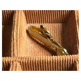 Vintage Lapel Pin Collection in B.J.G. Leather Box - Minneapolis Public Schools 25 Years