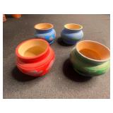 Pilgrim Glass Unicorn Figurine, Cathedral Plastic Window Pendants, Cartoon Bowls & Spoons