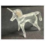 Pilgrim Glass Unicorn Figurine, Cathedral Plastic Window Pendants, Cartoon Bowls & Spoons