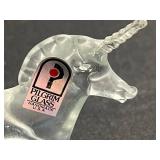 Pilgrim Glass Unicorn Figurine, Cathedral Plastic Window Pendants, Cartoon Bowls & Spoons