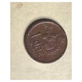 World Coins Lot - West Germany 1 Pfennig, 5 Pfennig, 10 Pfennig; Sweden 1 ÖRE