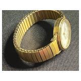 Timex Indiglo Quartz Gold Tone Watches (Lot of 2) & Nail Clipper w Leather Pouch