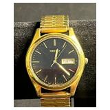 Movado Kingmatic Surf & Seiko Gold-Tone Day-Date Wristwatches - 1 GF w 28 Jewels