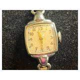 Hudson Swiss Round Dial Watch & Hamilton Rectangular Bracelet Watch - Vintage Two-Watch Lot