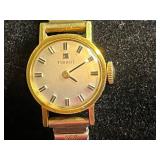 Two Vintage Quartz Watches - Tissot Dress Watch & Pulsar Day-Date