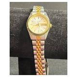 Two Vintage Quartz Watches - Tissot Dress Watch & Pulsar Day-Date