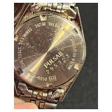 Two Vintage Quartz Watches - Tissot Dress Watch & Pulsar Day-Date