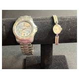 Timex Expedition Indiglo WR100M & Girard-Perregaux 10K GF Ladies Watch (Lot of 2)