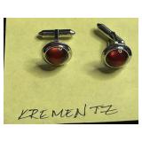 Vintage Jewelry - 12K GF Earrings, ASE Civil Engineers Pin, Hard Rock Cafe Lake Tahoe Pin, Krementz Cufflinks