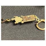 Vintage Jewelry - 12K GF Earrings, ASE Civil Engineers Pin, Hard Rock Cafe Lake Tahoe Pin, Krementz Cufflinks