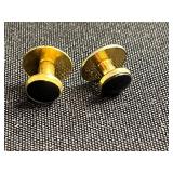 Vintage Jewelry - 12K GF Earrings, ASE Civil Engineers Pin, Hard Rock Cafe Lake Tahoe Pin, Krementz Cufflinks