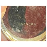 GF Serialized Elgin Pocket Watch with Chain & Floral Enamel Tin by George W. Horner