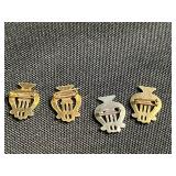 Purdue University Gold-Tone Charm Pendant Collection with Chain