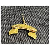 Purdue University Gold-Tone Charm Pendant Collection with Chain