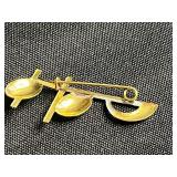 Purdue University Gold-Tone Charm Pendant Collection with Chain