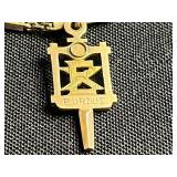 Purdue University Gold-Tone Charm Pendant Collection with Chain