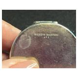 Reed & Barton Banff Springs Hotel Pill Box & Earrings (Lot of 2)