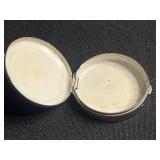 Reed & Barton Banff Springs Hotel Pill Box & Earrings (Lot of 2)