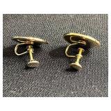 Reed & Barton Banff Springs Hotel Pill Box & Earrings (Lot of 2)