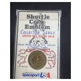 STS-26 Discovery Shuttle Crew Emblem Bronze Coin - Spaceport USA