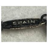 Sterling Tiffany & Co. Script H Pendant Necklace