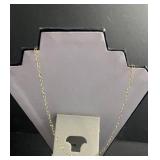 Lariat Necklace Set - 2-Piece Gold-Tone Chains with Floral Pendant & Charm Drops