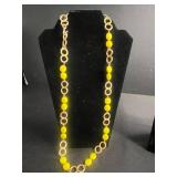 Assorted Necklaces & Bracelets - Gold-Tone Bead, Crystal Drop, Fringe Tassel