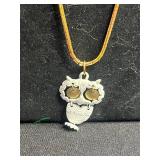 Beaded Necklace Lot - Red Multi-Strand, Owl Pendant, Horse Cameo & Gold Bead Chains