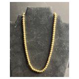 Beaded Necklace Lot - Red Multi-Strand, Owl Pendant, Horse Cameo & Gold Bead Chains