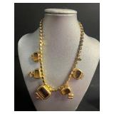 Red Coral & Beaded Necklaces - Red Beads, Ivory Beads (Assorted Set)