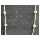 Red Coral & Beaded Necklaces - Red Beads, Ivory Beads (Assorted Set)