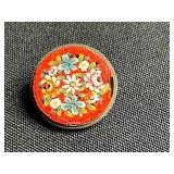 Vintage Jewelry Lot Inc Trifari - Butterfly Brooch - Green Cabochon Bracelet - Blue Leaf Brooch - all missing stones or broken pin