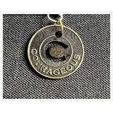 Vintage Word-Art Pendant Necklaces (Lot of 3) Framed Print Charms & Tassels