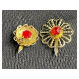 10-14K Gold-Filled Necklace, Earrings Stamped Mexico, Gold Tone Necklace, Pendants & Other Misc Pieces