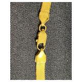 10-14K Gold-Filled Necklace, Earrings Stamped Mexico, Gold Tone Necklace, Pendants & Other Misc Pieces