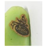 Vintage Fenton Glass Collectibles – Praying Children Figurines (Likely Uranium!) & Blue Satin Candy Dish