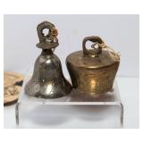 Set of 5 Vintage Sarna Brass Bells