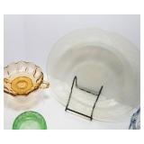 Variety of Colored Glassware