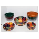 Tabletops Gallery Caracas Bowls Set – Vintage Serveware Set