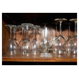 Whole Shelf of Glassware