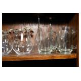Whole Shelf of Glassware