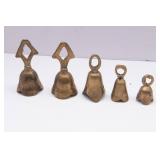 Variety of Vintage Brass Bells