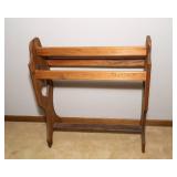 Large Wooden Quilt Rack