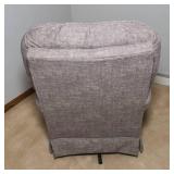 Gray Swivel Rocking Chair