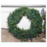 Three Large Christmas Wreaths