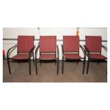 Red Lightweight Patio Chairs