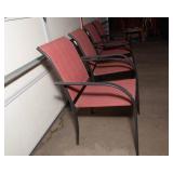Red Lightweight Patio Chairs
