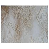 Light Yellow Cotton Coverlet - Twin