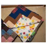 Colorful Handmade Quilts - Set of Three